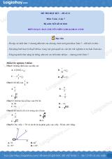 Đề thi học kì 1 Toán 7 - Đề số 11 - Kết nối tri thức